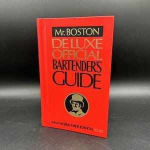 1978 Mr Boston De Luxe Official Bartender's Guide Alcoholic Beverages